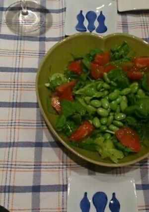 枝豆タップリクレソンとトマトのサラダ-レシピのメイン写真
