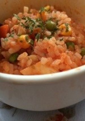 《完了期》チキンライス-レシピのメイン写真