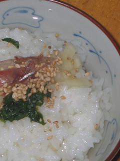 冷た~い水茶づけ-レシピのメイン写真
