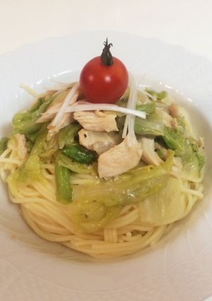 さっぱり塩レモンと緑野菜の冷製パスタ-レシピのメイン写真