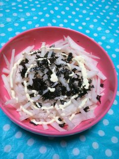 大根海苔サラダ-レシピのメイン写真