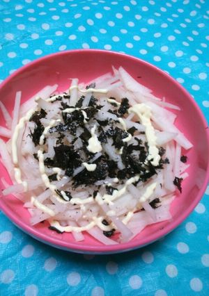 大根海苔サラダ-レシピのメイン写真