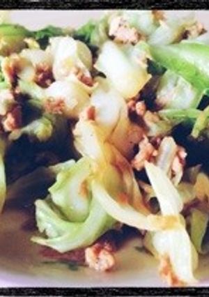 *ズボラすぎ？*キャベツとツナの醤油炒め-レシピのメイン写真