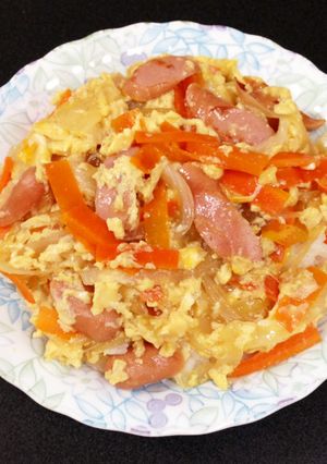 ウィンナー丼-レシピのメイン写真