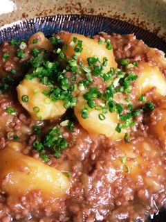 ジャガイモとひき肉のあんかけ煮-レシピのメイン写真