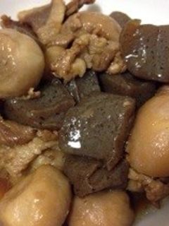 *里芋とこんにゃくの甘辛煮*-レシピのメイン写真