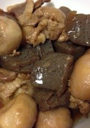 ＊里芋とこんにゃくの甘辛煮＊-レシピのメイン写真