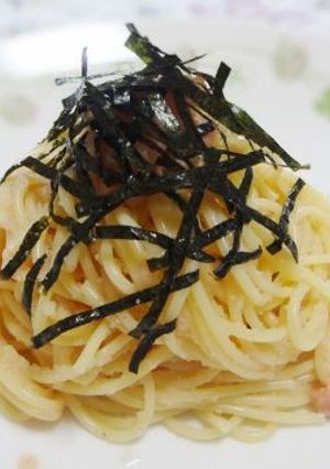 たらこのパスタ(オリーブ油使い）-レシピのメイン写真