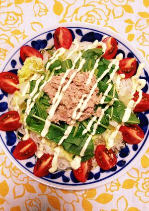 超簡単☆そうめんサラダ-レシピのメイン写真