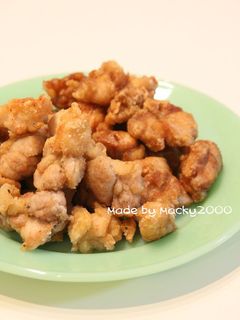 ウチの2種類の鶏の唐揚げ♪白&黒-レシピのメイン写真