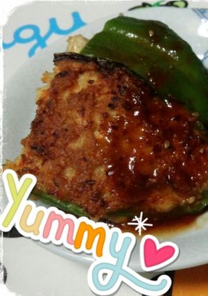ヘルシーなピーマンの肉詰め♪-レシピのメイン写真