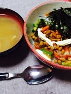やばウマ!!アボガドキムチ納豆丼!!-レシピのメイン写真