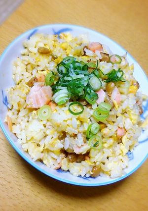 鮭と納豆の炒飯☆-レシピのメイン写真