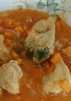 鶏むね肉のカルカッタ風煮-レシピのメイン写真