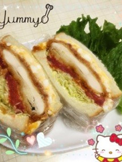 リッチなカツサンド〜♡(o˘◡˘o)♡-レシピのメイン写真