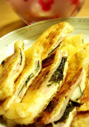 ハム＆チーズのはさみ油揚げ♪-レシピのメイン写真
