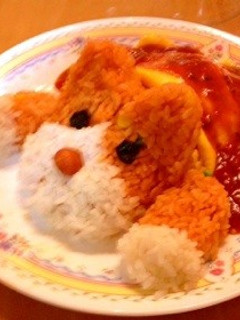 可愛いワンちゃんのオムライス★-レシピのメイン写真