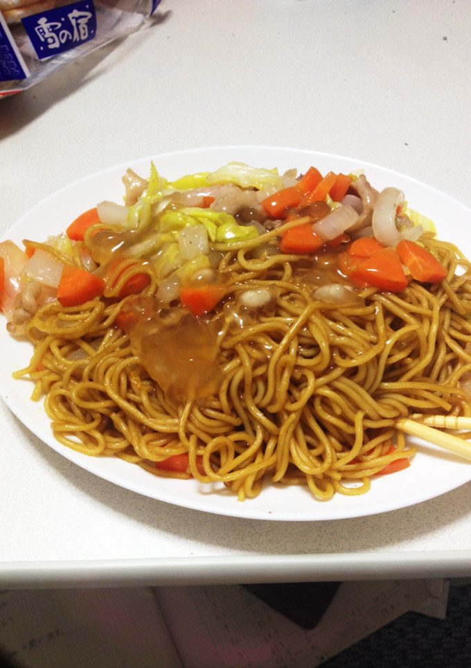 ◎1人暮らしの簡単激安焼きそば-レシピのメイン写真