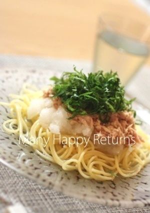 ツナと大根おろしのパスタ-レシピのメイン写真