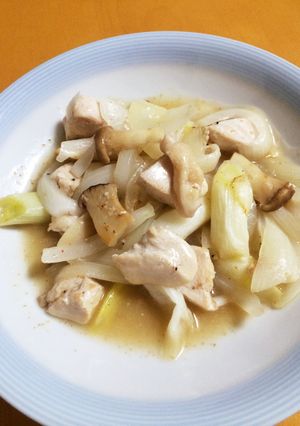 塩ドレッシングで鳥肉の塩炒め-レシピのメイン写真
