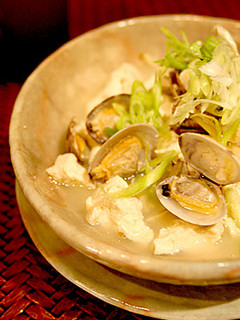 あさりとお豆腐の白みそ酒蒸し-レシピのメイン写真