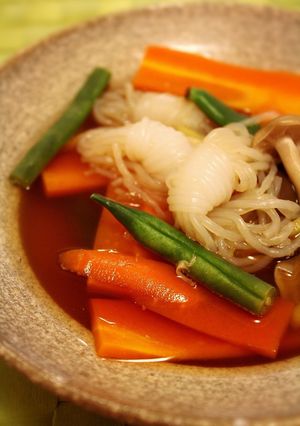 ダイエット的夜食 さっぱり白滝スープ-レシピのメイン写真
