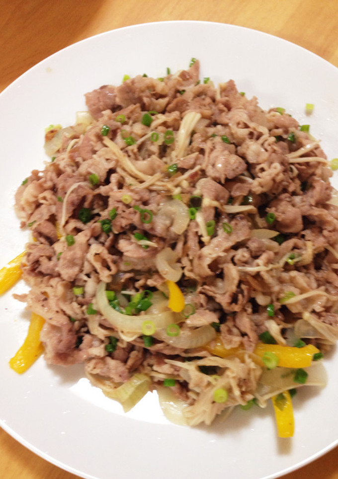 豚肉の梅炒め-レシピのメイン写真
