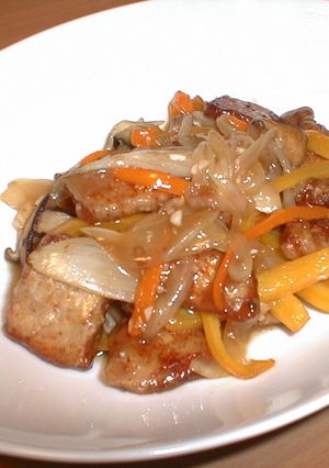 豚肉の甘酢風味♪-レシピのメイン写真