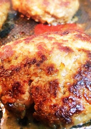 ジューシーわが家のハンバーグ♪♪-レシピのメイン写真