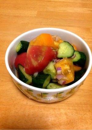 トマトときゅうりの中華サラダ-レシピのメイン写真