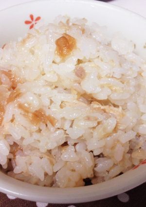 ☆簡単☆ツナと梅の炊き込みご飯-レシピのメイン写真