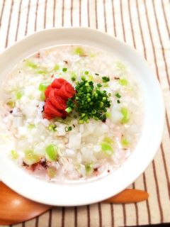 梅と大根のお粥-レシピのメイン写真