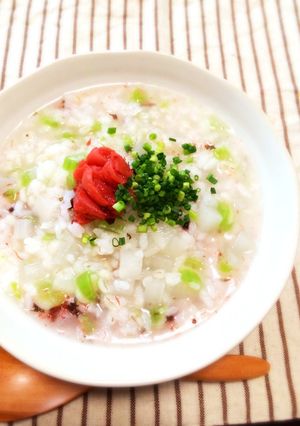 梅と大根のお粥-レシピのメイン写真