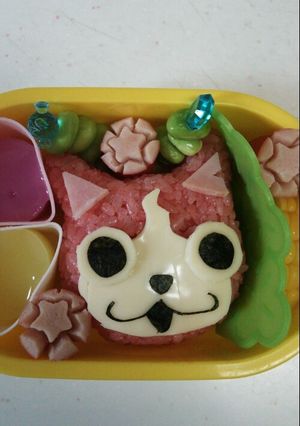 妖怪ウォッチジバニャン★キャラ弁-レシピのメイン写真