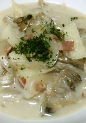 長芋と舞茸の～クリーム煮～-レシピのメイン写真