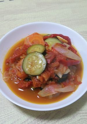 簡単ラタトゥイユ風野菜のトマト煮-レシピのメイン写真