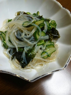 胡瓜と若布の酢の物-レシピのメイン写真