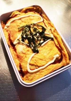 お手軽♪ボリューム満点オムそば弁当！！！-レシピのメイン写真
