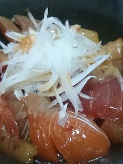 酒飲みの韓国風海鮮丼-レシピのメイン写真