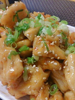 ビールのおつまみ♪鶏軟骨ニンニク甘酢炒め-レシピのメイン写真