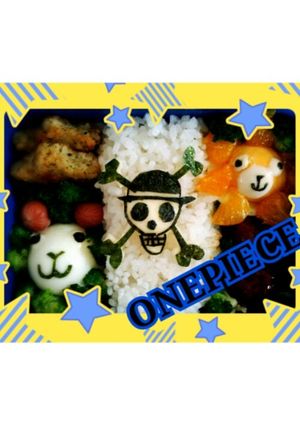 ワンピースサニー号メリー号キャラ弁-レシピのメイン写真