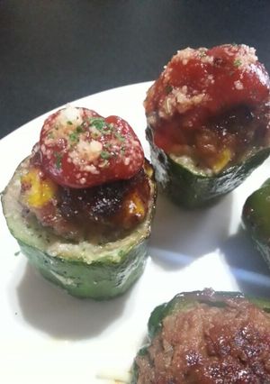 きゅうりの肉詰め♪ひき肉キュウリ消費☆-レシピのメイン写真