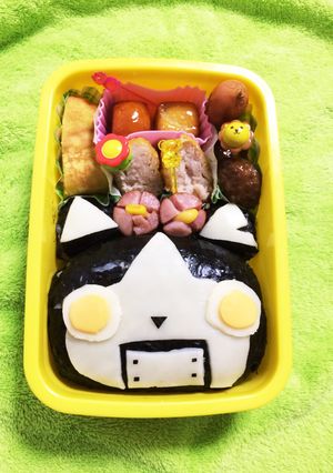 妖怪ウォッチ ロボニャンのキャラ弁-レシピのメイン写真