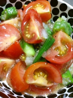 簡単☆オクラとトマトのマリネ-レシピのメイン写真