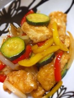 カジキと夏野菜のオイスター炒め-レシピのメイン写真