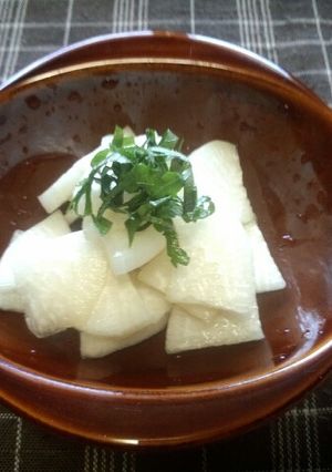 あっさりさっぱり簡単梅酢大根-レシピのメイン写真