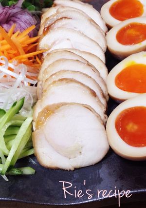 レンジで簡単♡柔らか鶏チャーシュー♡御節-レシピのメイン写真