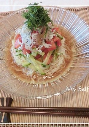 さっぱり♬しらすトマトぶっかけそうめん-レシピのメイン写真
