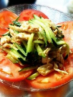トマト棒棒鶏サラダ-レシピのメイン写真