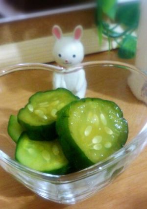 袋1つで簡単!きゅうりのからし漬け♪♪-レシピのメイン写真
